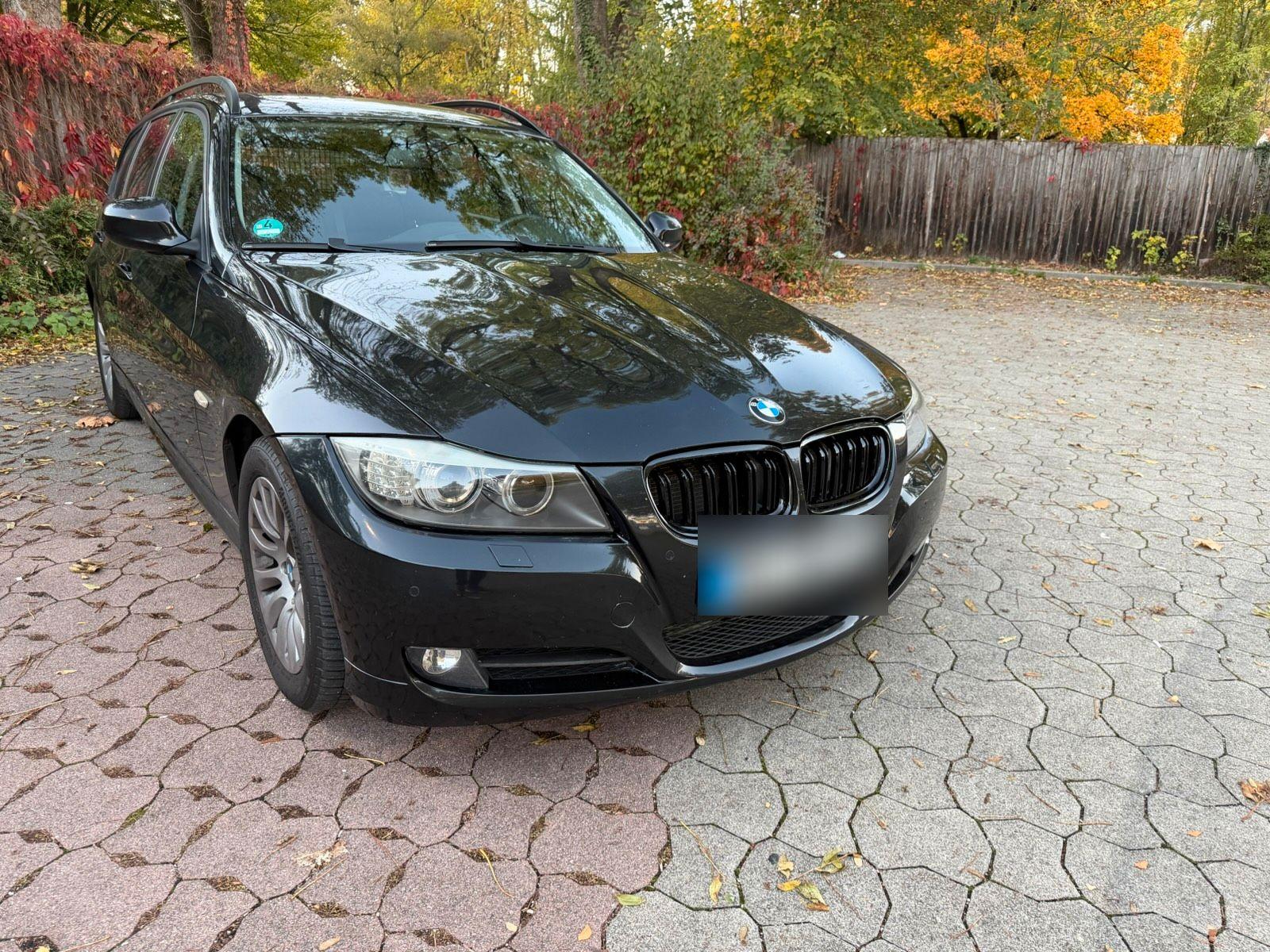 BMW 320 2009 — rear view
