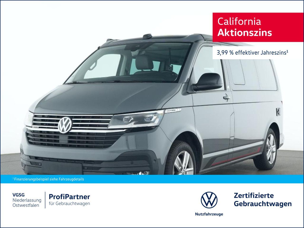 Volkswagen T6.1 California Ocean Edition 4Motion AHK Navi