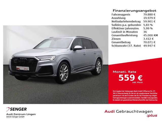 Audi Q7 S line 55 TFSI quattro Matrix Pano. HUD AHK