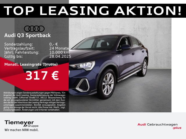 Audi Q3 Sportback 35 TDI S LINE ACC KAMERA NAVI+ eSIT