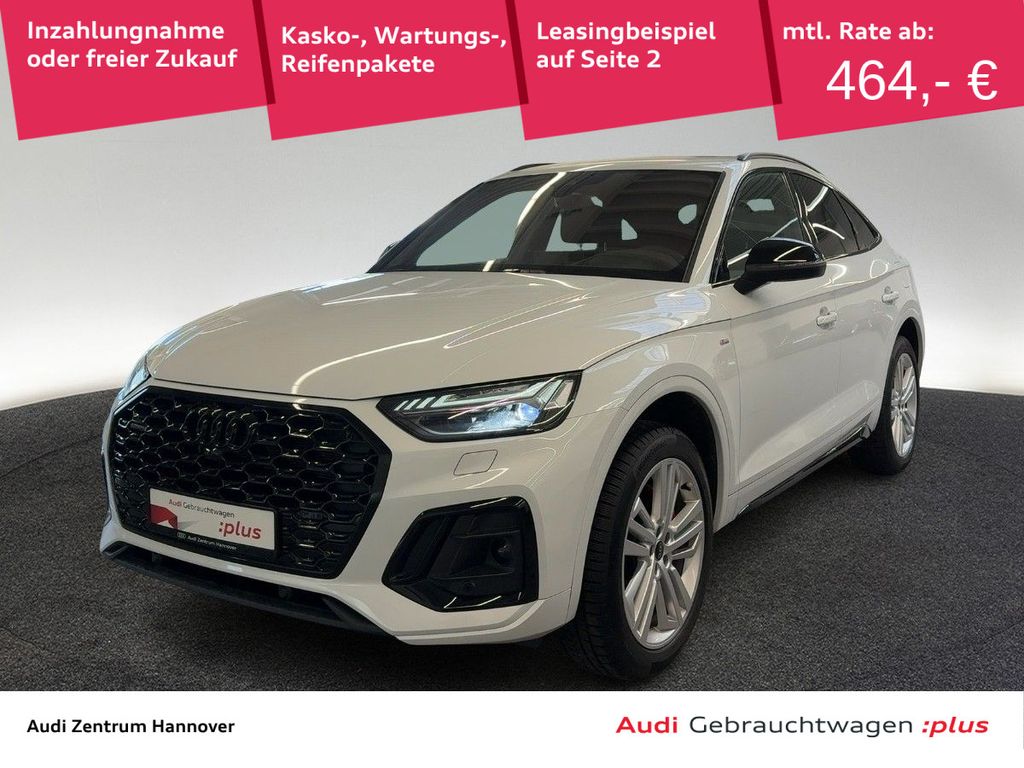 Abbildung Leasingangebot Audi Q5 Sportback S line 55 TFSI e quattro Matrix Hea