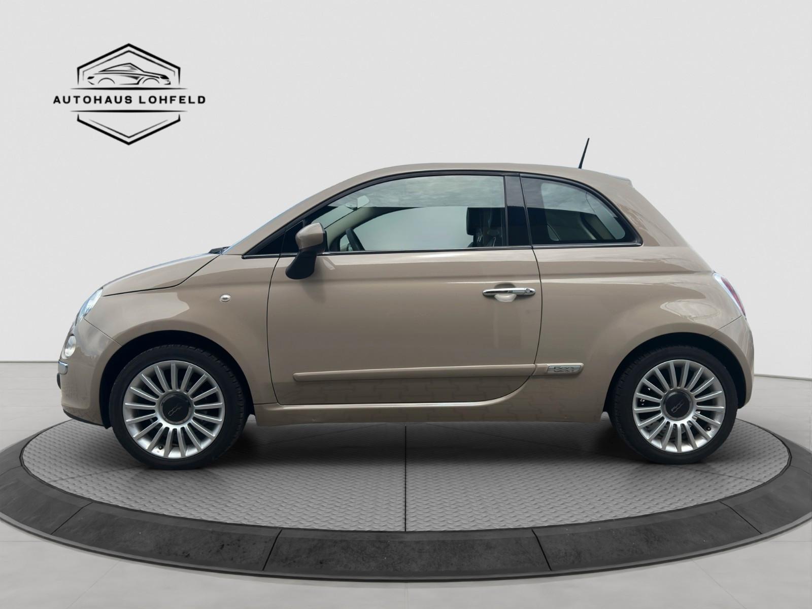 Fiat 500 Lounge *PANORAMA DACH*SCHECKHEFT*