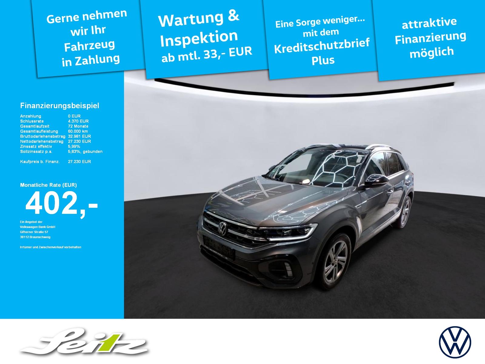 Volkswagen T-Roc 2.0 TDI R-Line *AHK*KAMERA*NAVI*LED*