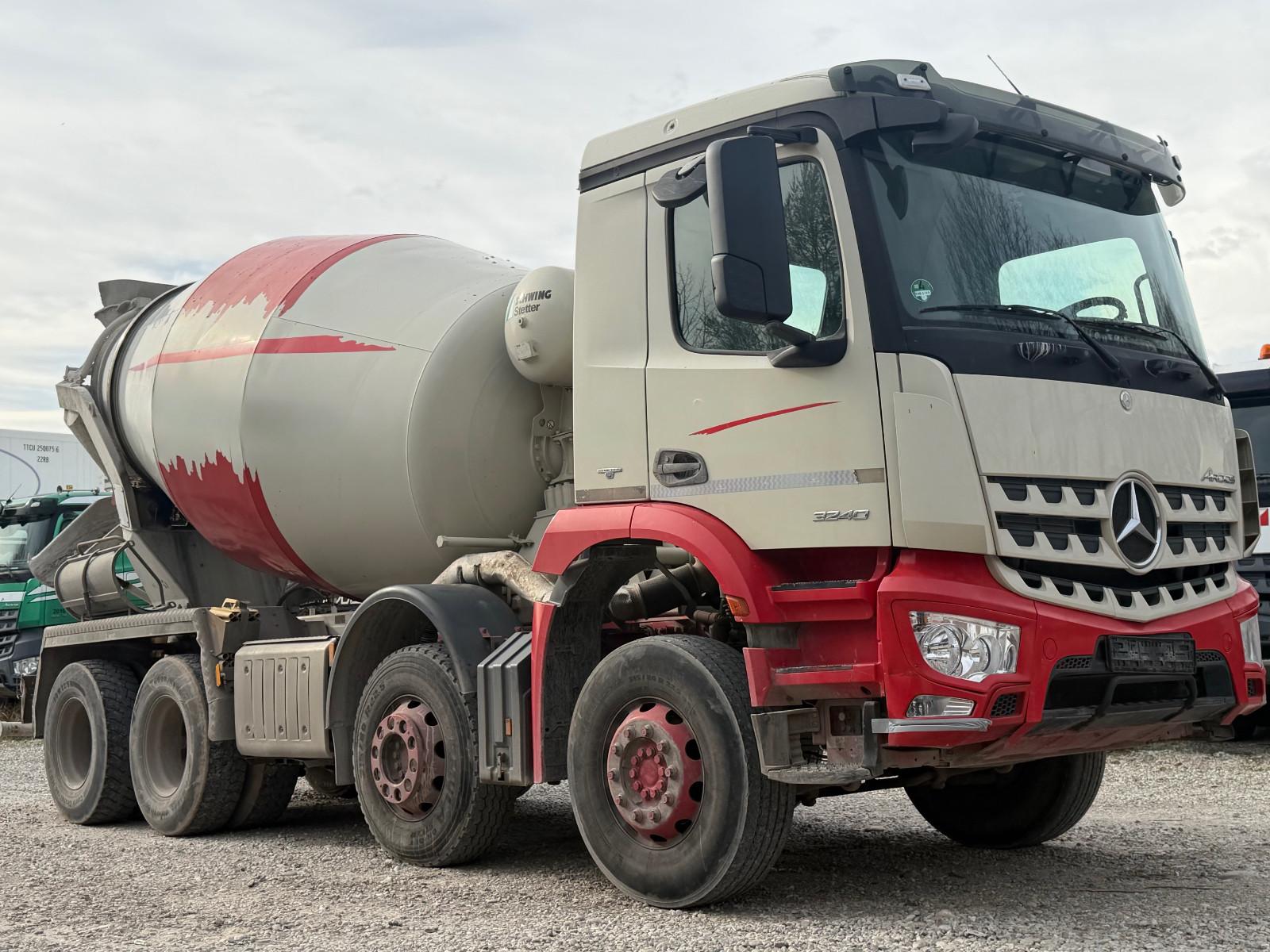 Mercedes-Benz AROCS 3240 STETTER 9m³; DEUTSCH-;TOP CONDITION !