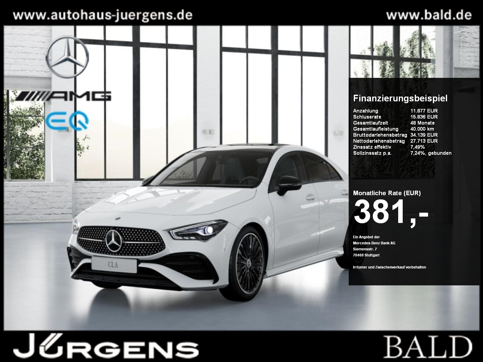 Mercedes-Benz CLA 200 Coupé AMG-Sport/LED/Cam/Pano/Night/19'