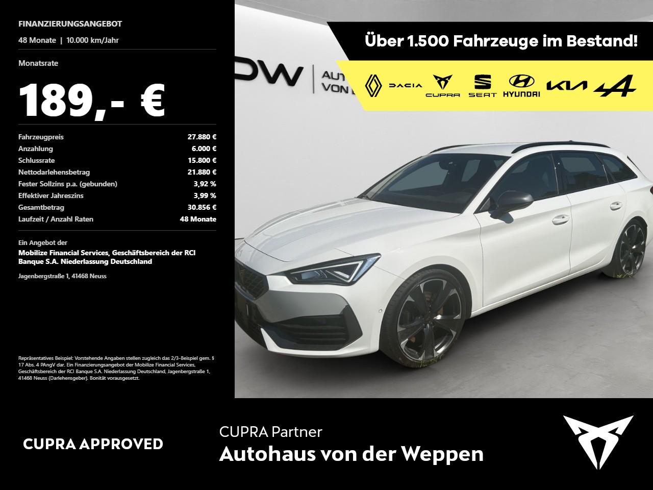 Cupra Leon Sportstourer VZ 4Drive 2.0 TSI,beats,SHZ