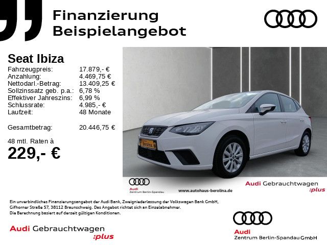 Vorschaubild: SEAT Ibiza 1.0 TSI Style DSG *PDC*GRA*LED*KLIMA* (Fahrzeug-Nr. H06921)