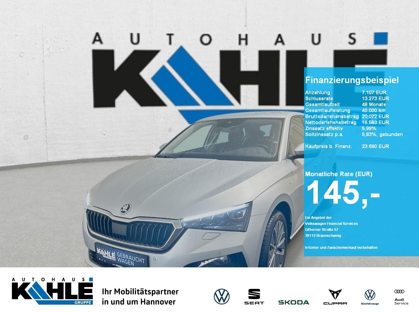 Skoda Scala 1.5 TSI DSG Tour Sitzh Klimaaut. PDC