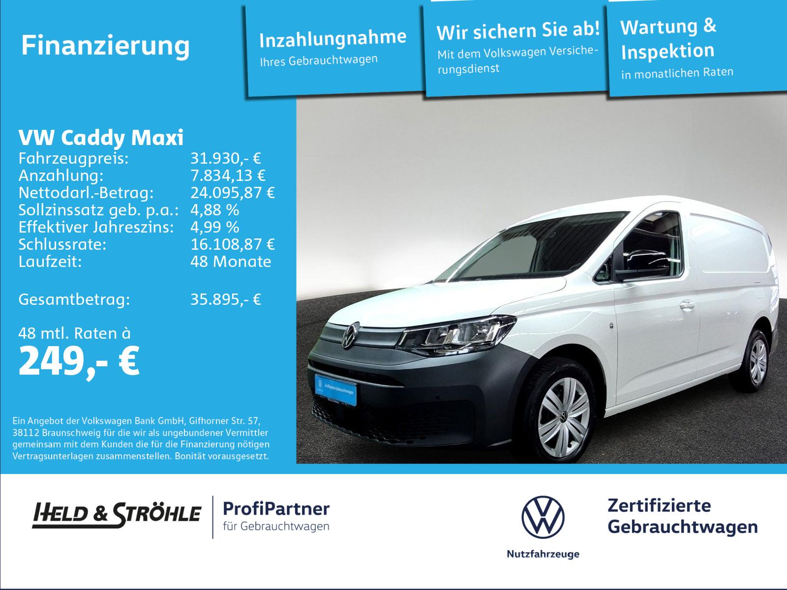 Volkswagen Caddy Maxi 2.0 TDI DSG AHK-VORB. KLIMA RFK SHZ