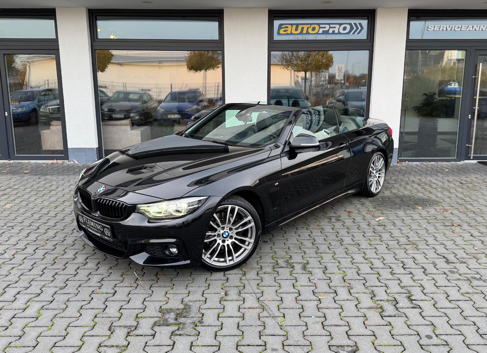 BMW 430d Cabrio M-Sport/H&K/HUD/AdaptivLed/Leder/19'