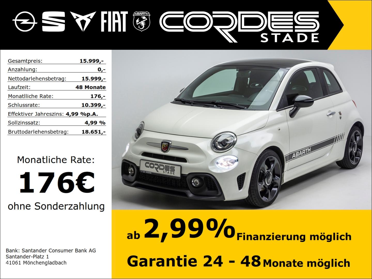 Abarth 500 Automatik Allwetter PDC Bluetooth (28)