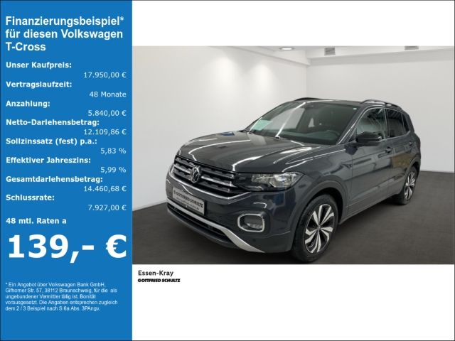 Volkswagen T-Cross United 1.0 TSI AHK Navi Parkpilot