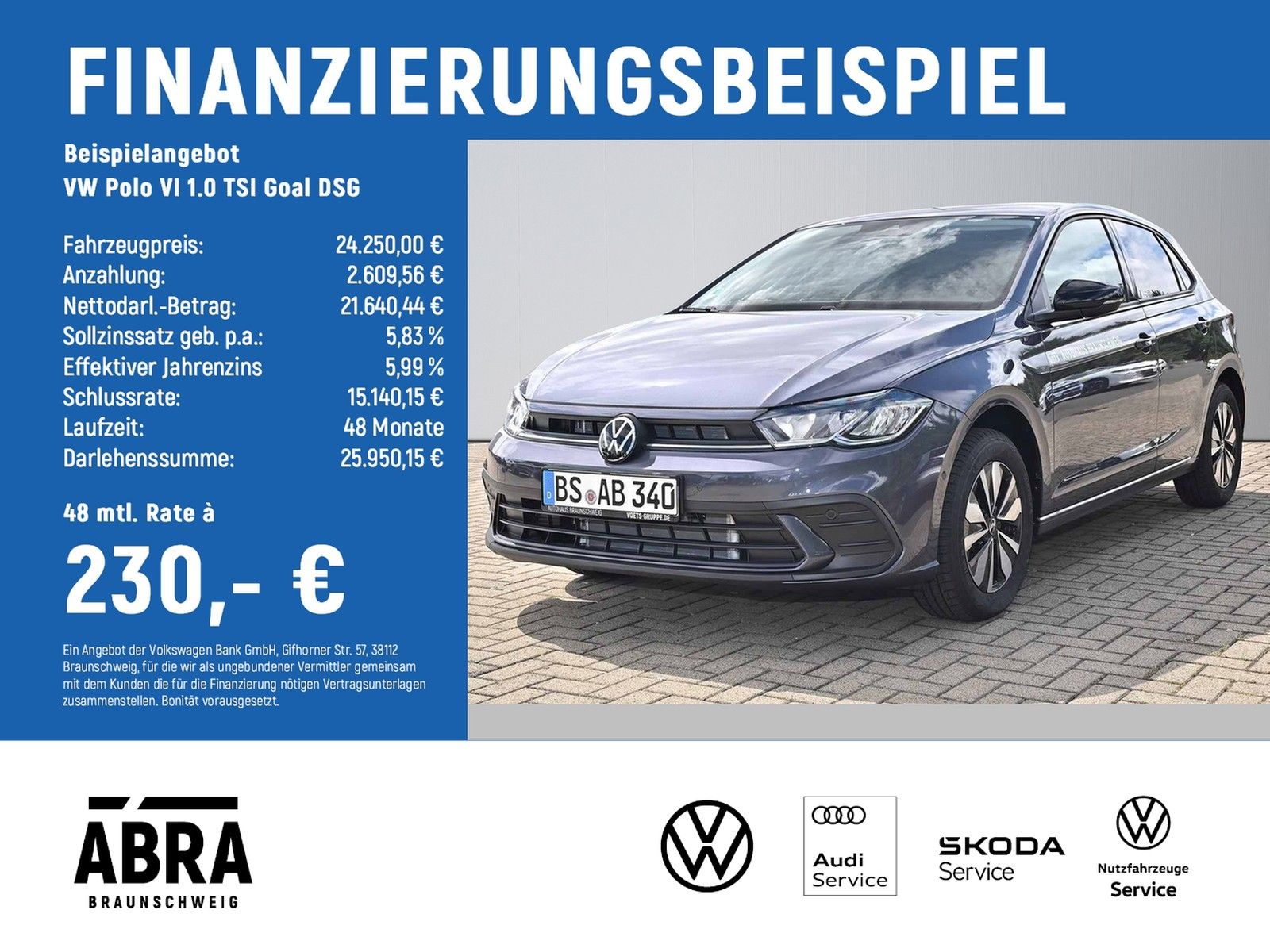 Volkswagen Polo VI 1.0 TSI Goal DSG LED+NAV+CAM+ACC