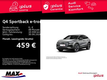 Audi Leasingangebot: Audi Q4 Sportback e-tron 45 S LINE MATRIX LED+AUG-HUD