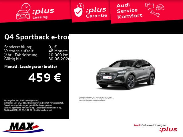 Q4 Sportback e-tron 45 S LINE MATRIX LED+AUG-HUD