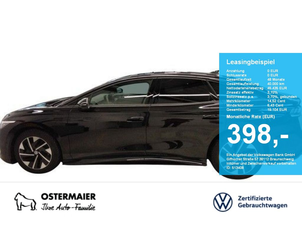 Volkswagen ID.7 PRO BLACK STYLE 286PS NP.71T ACC.5J-G.WÄRME