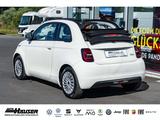 Fiat 500e Cabrio MY23 42 kWh NAVI KAMERA TEMPOMAT APP - weiße Fiat 500e
