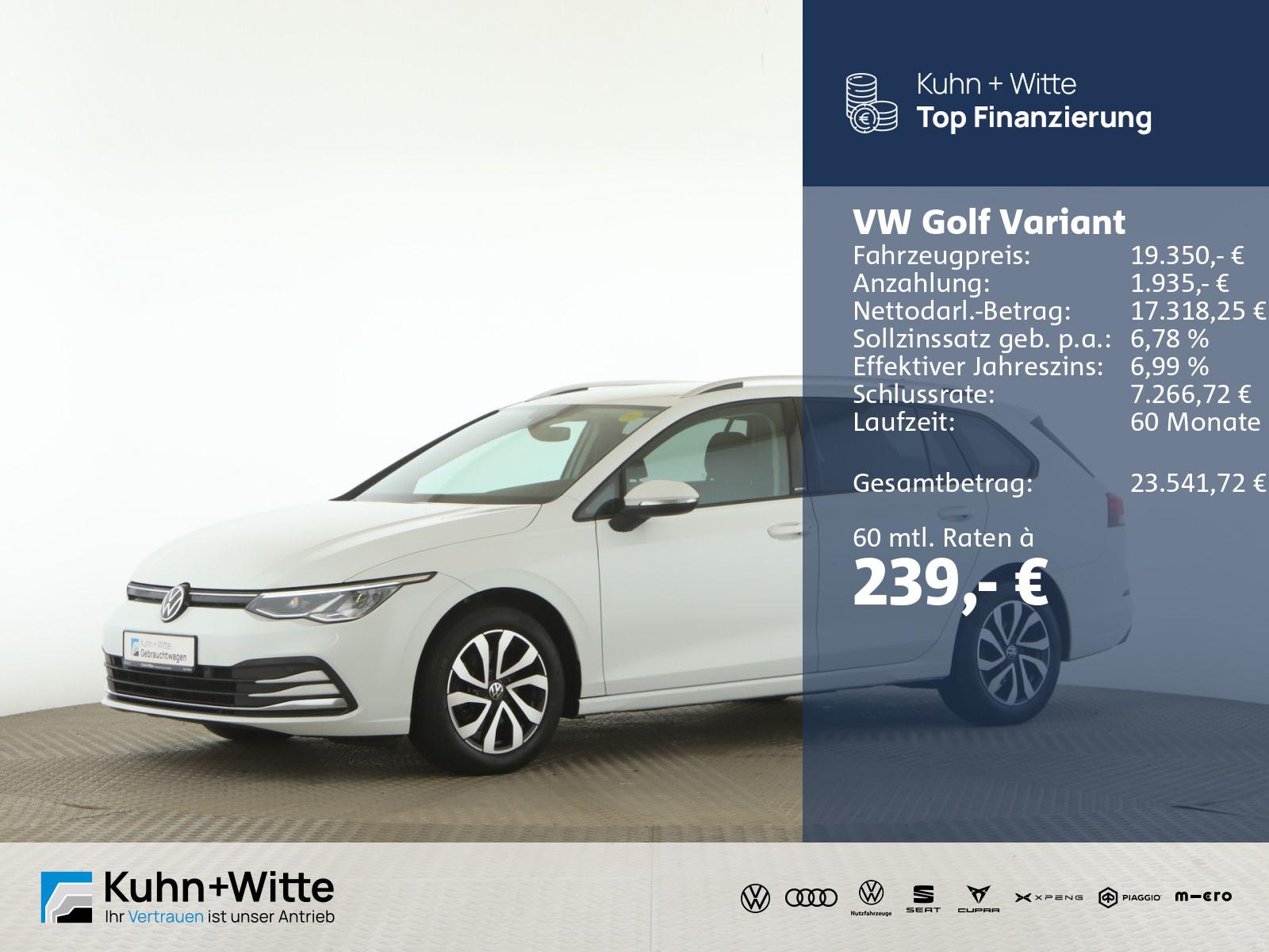 Volkswagen Golf VIII Variant 1.0 eTSI Active LED+PDC+Navi