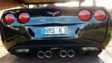Corvette  C6 LS3 Targa | 6-Gang Schalter | Borla-Sportaus - Corvette: Schwarz