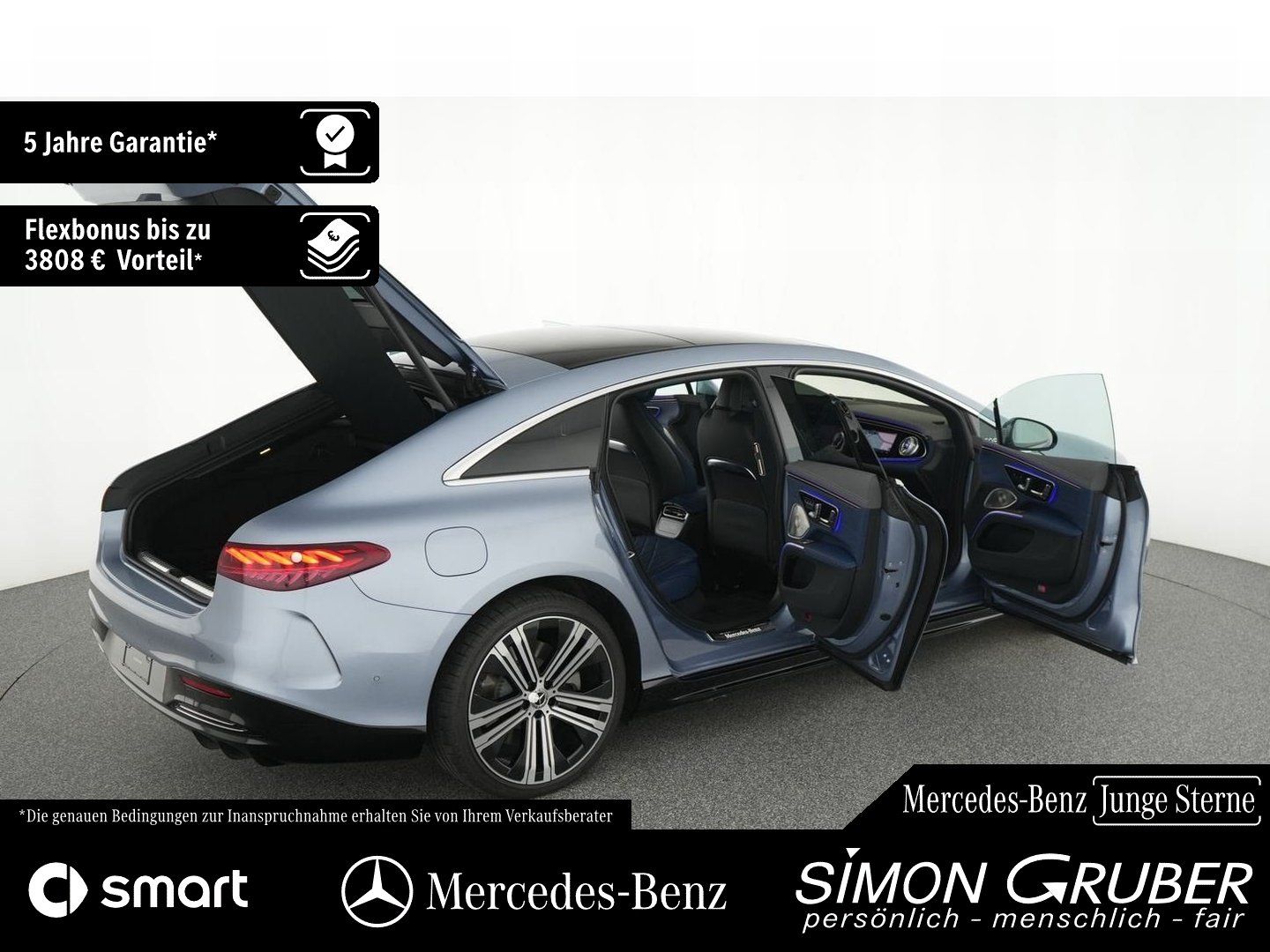 Fahrzeugabbildung Mercedes-Benz EQS 450+ AMG Manufaktur Leder 4*Massage 118kwh