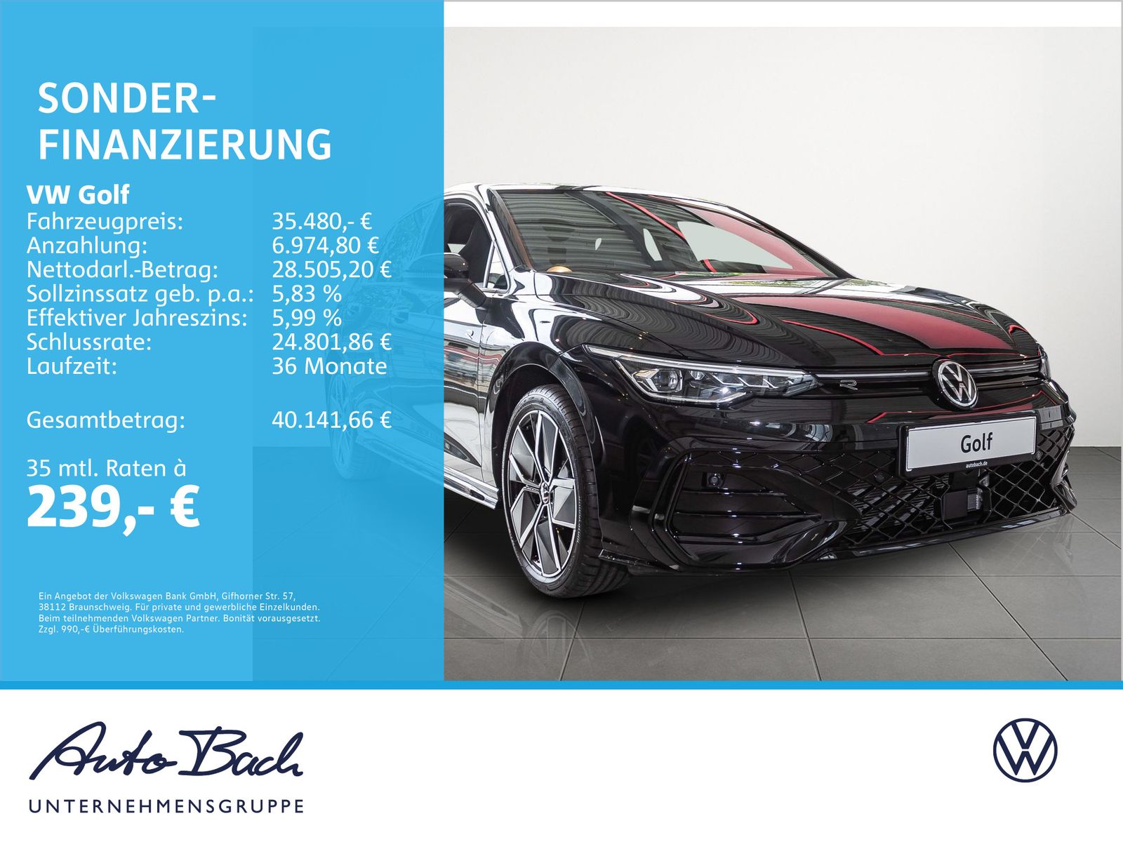 Volkswagen Golf VIII 2.0TDI R-Line DSG Navi LED Panorama AC imagem 2