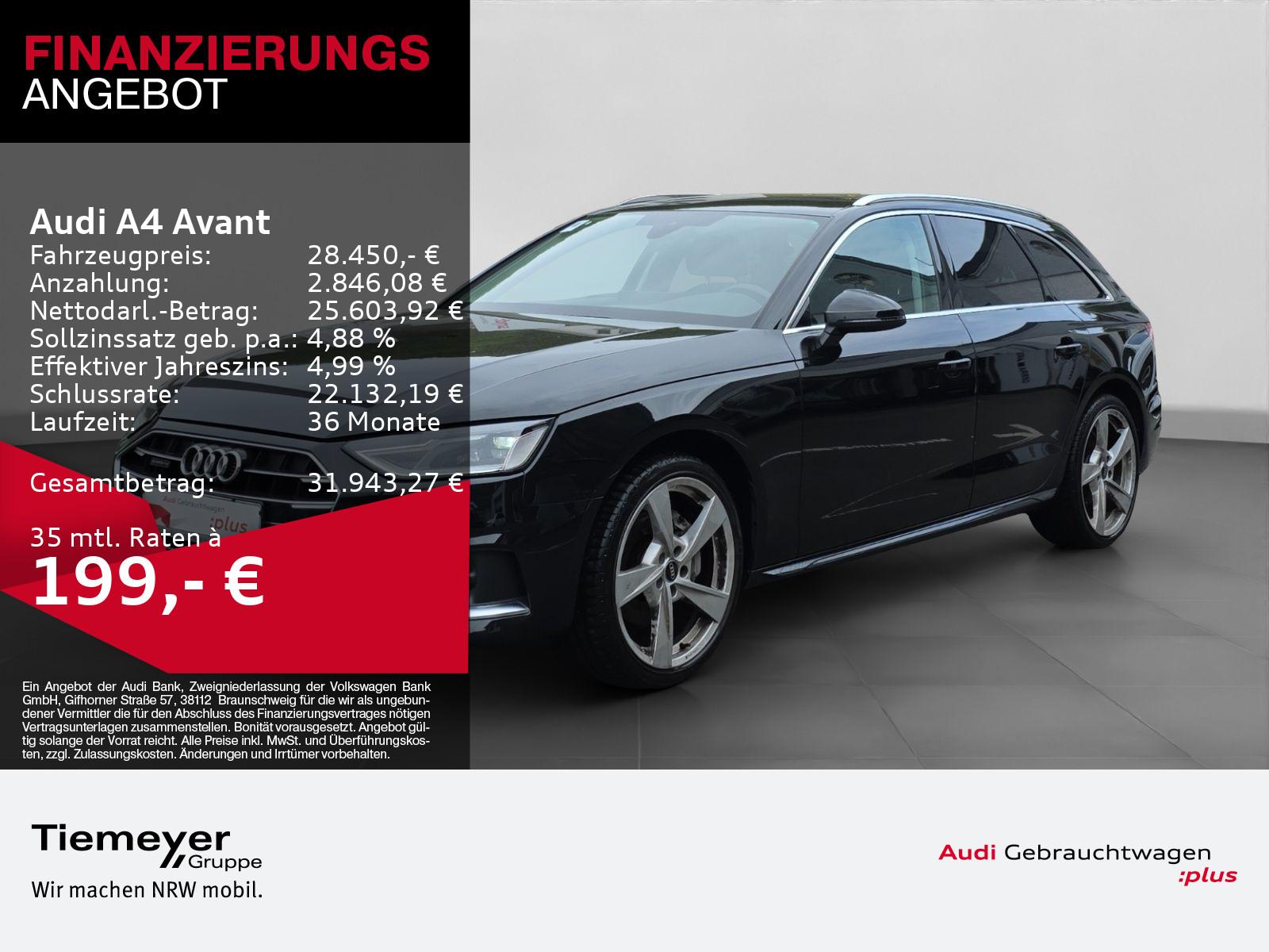 Audi A4 Avant 40 TDI Q ADVANCED LM19 LEDER eSITZE ACC