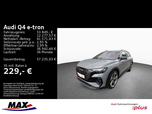Audi Q4 e-tron 45 QU S LINE MATRIX PANO 360° AUGM HUD foto 2