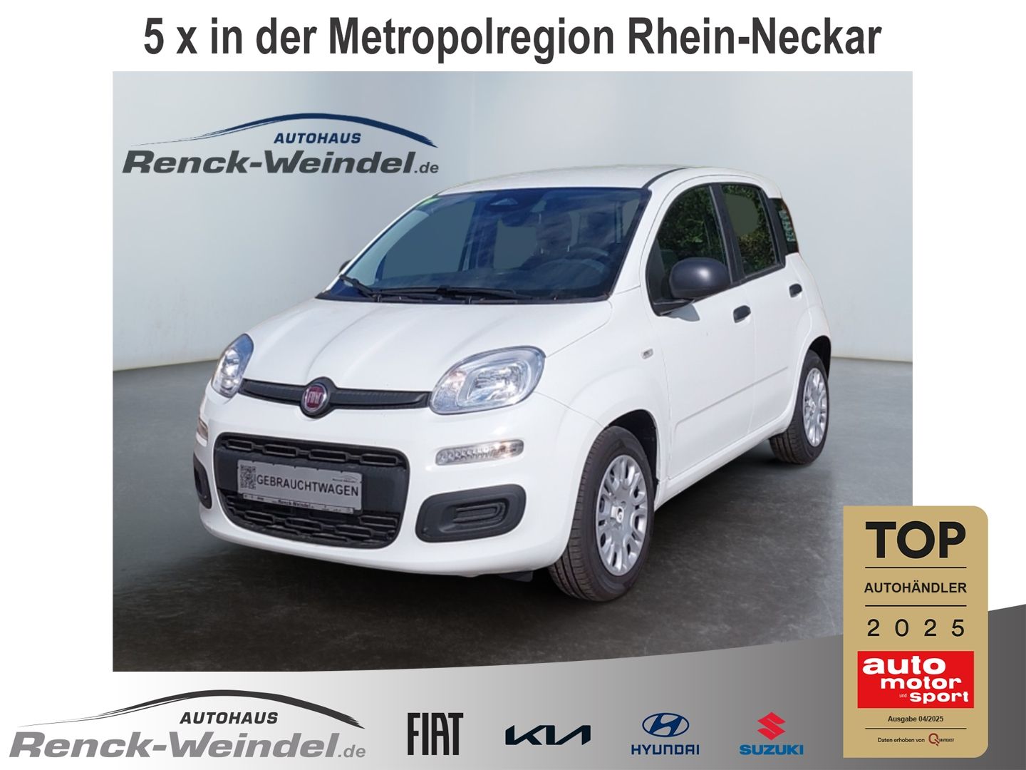 Fiat Pandina 1.0 POP Digitales Cockpit Spurhalteass. 