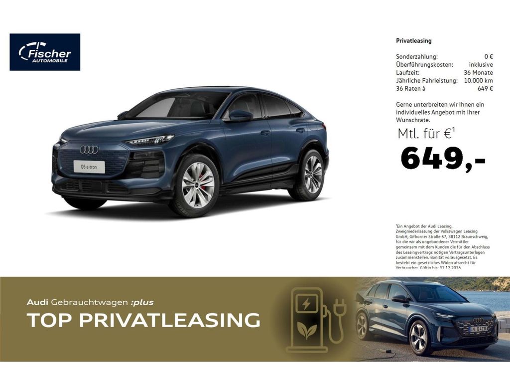 Audi Q6 e-tron Sportback Advanced AHK/Luft/P-Dach/20'
