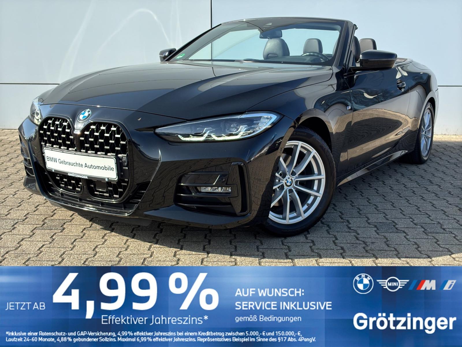 BMW 420i Cabrio M Sport LED+LenkHZ+GRA+Nackenwärmer