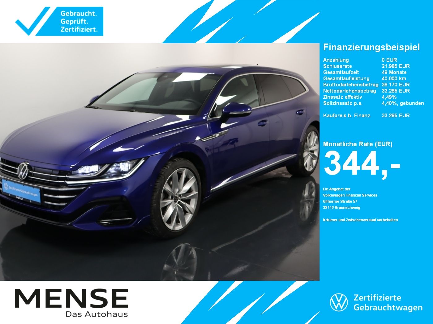 Volkswagen Arteon Shooting Brake 1.4 eTSI DSG R-Line |Navi