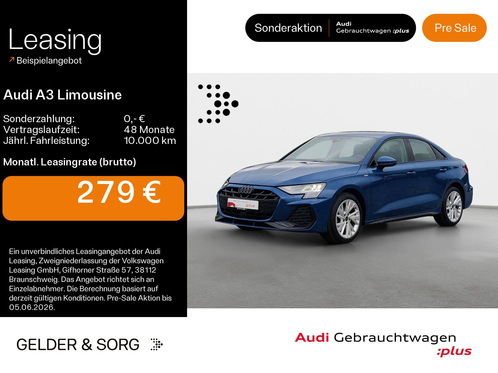 Audi A3 Limousine 30 TFSI S line LED*RFK*ACC*Virtual