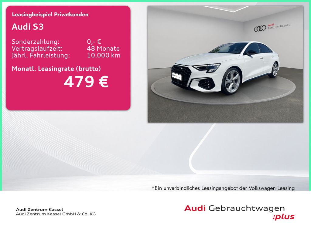 S3 Lim. 2.0 TFSI qu. LED PDC Carplay Alcantara