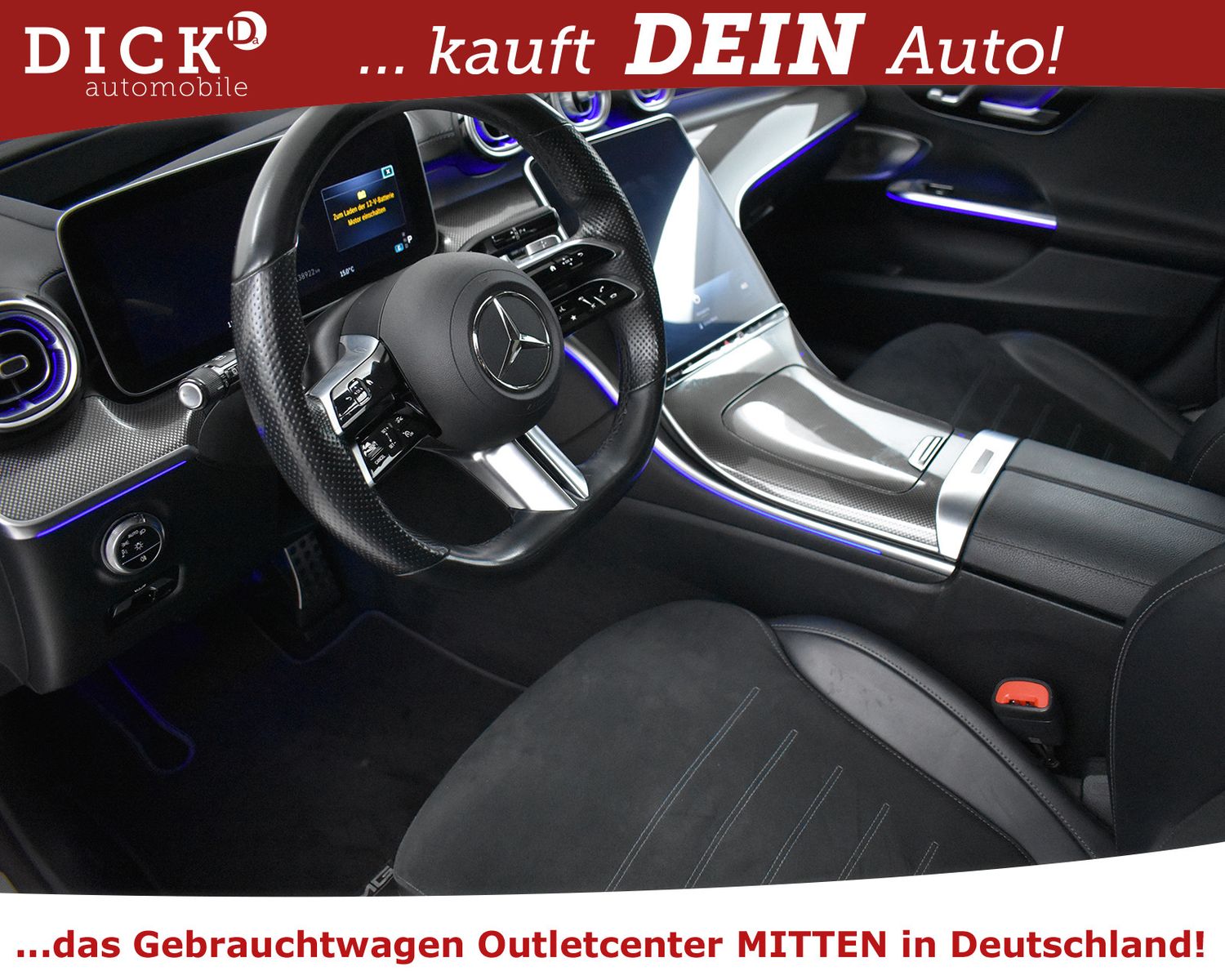 MERCEDES-BENZ C300d T AMG Line PANO+BURMES+360+WIDES+HEAD+AHK+ - Image 11