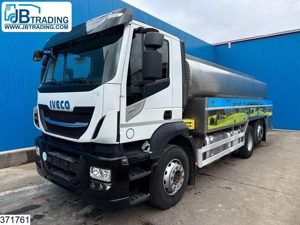 Iveco Stralis 460 6x2, EURO 6, 15,900 litres, Milk, Re