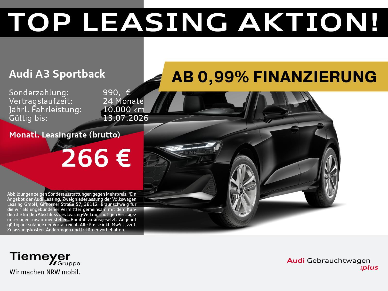 Audi A3 Sportback 30 TFSI ADVANCED NAVI+ LED SITZHZG