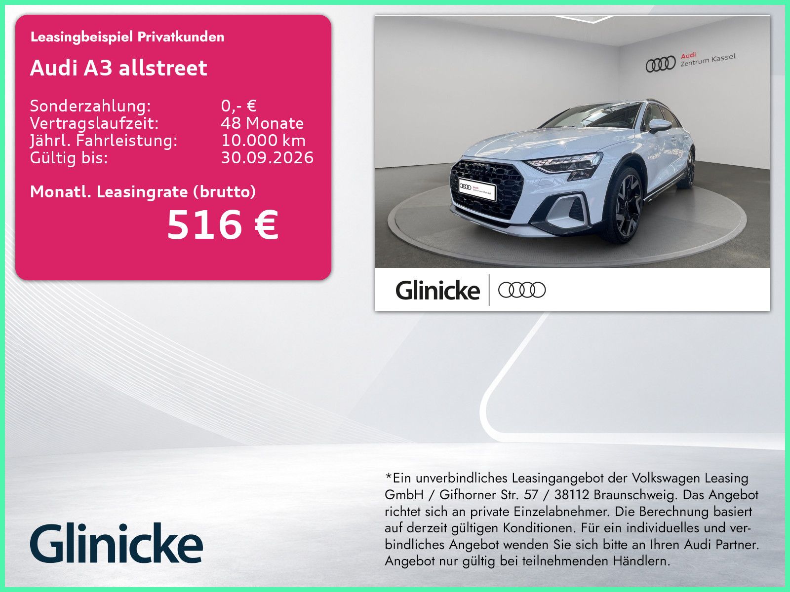 Audi A3 allstreet TFSI LED AHK Rückfahrkamera MMI+