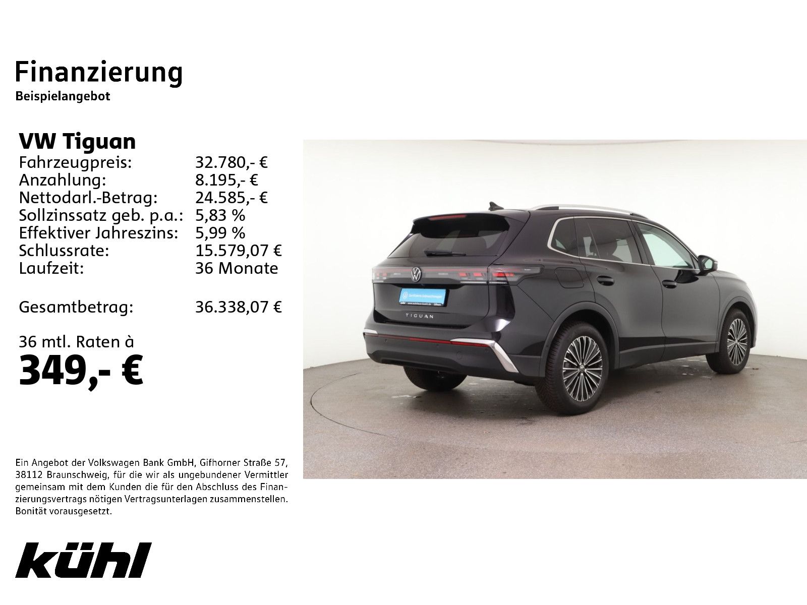 Volkswagen Tiguan 2.0 TDI DSG Elegance IQ.Light ACC 360° AH foto 2