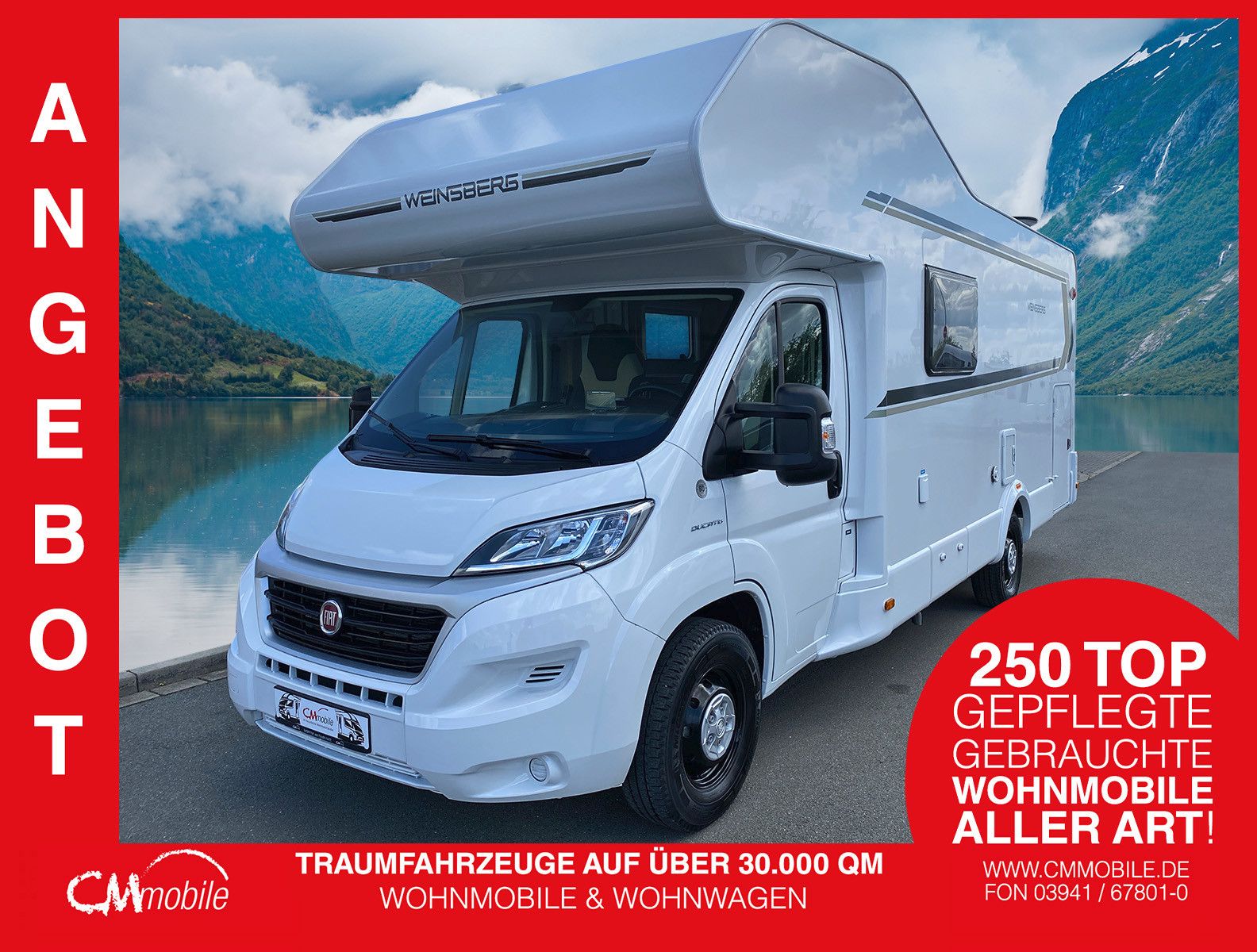 Weinsberg
 Cara Home A 700 DG - Festbett - Garage -
