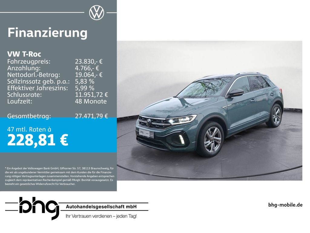 T-Roc R-Line 1,0 TSI OPF 6-Gang