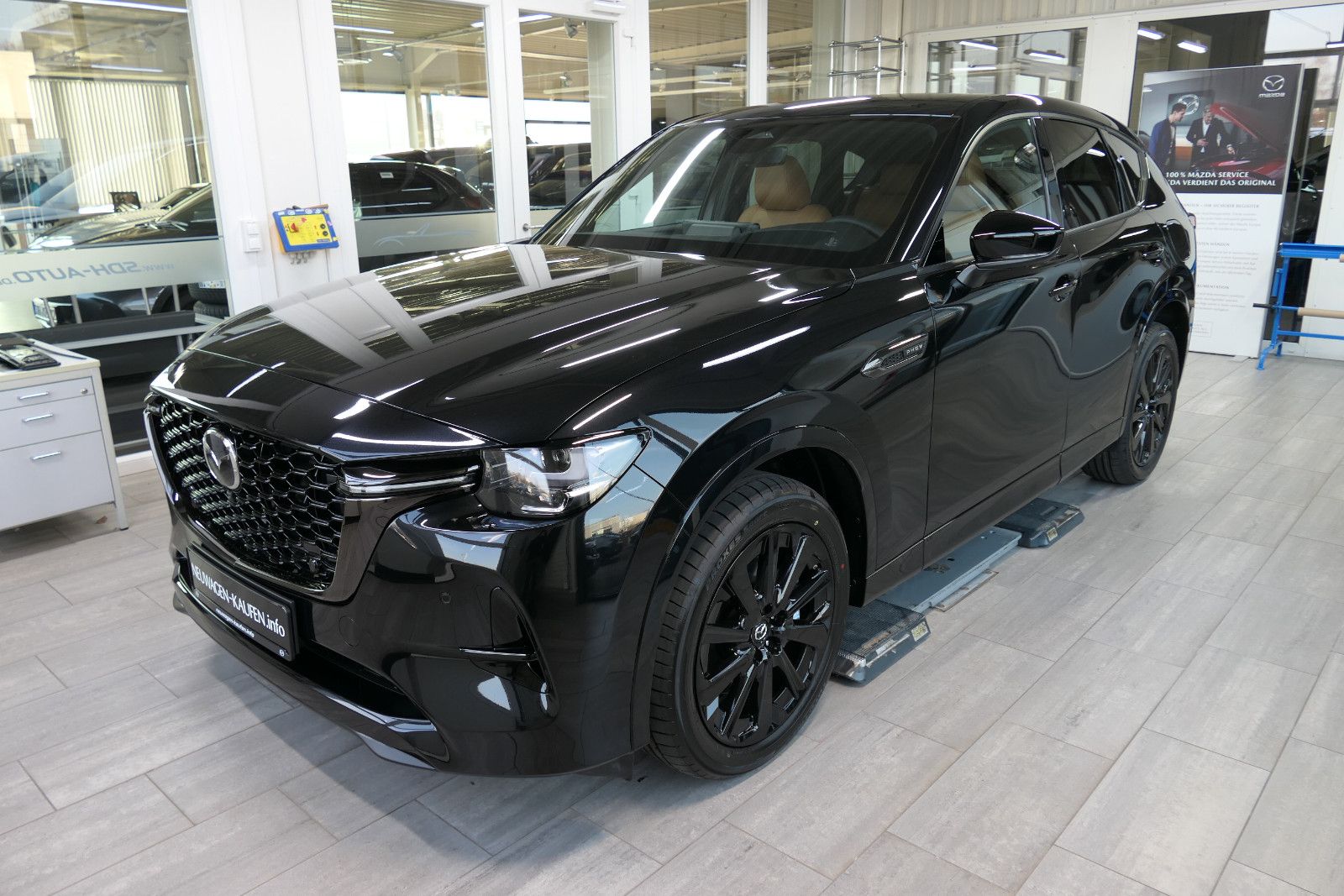 Mazda CX 60 2026 Skyactive AWD HOMURA-Plus Leder Braun imagem 3