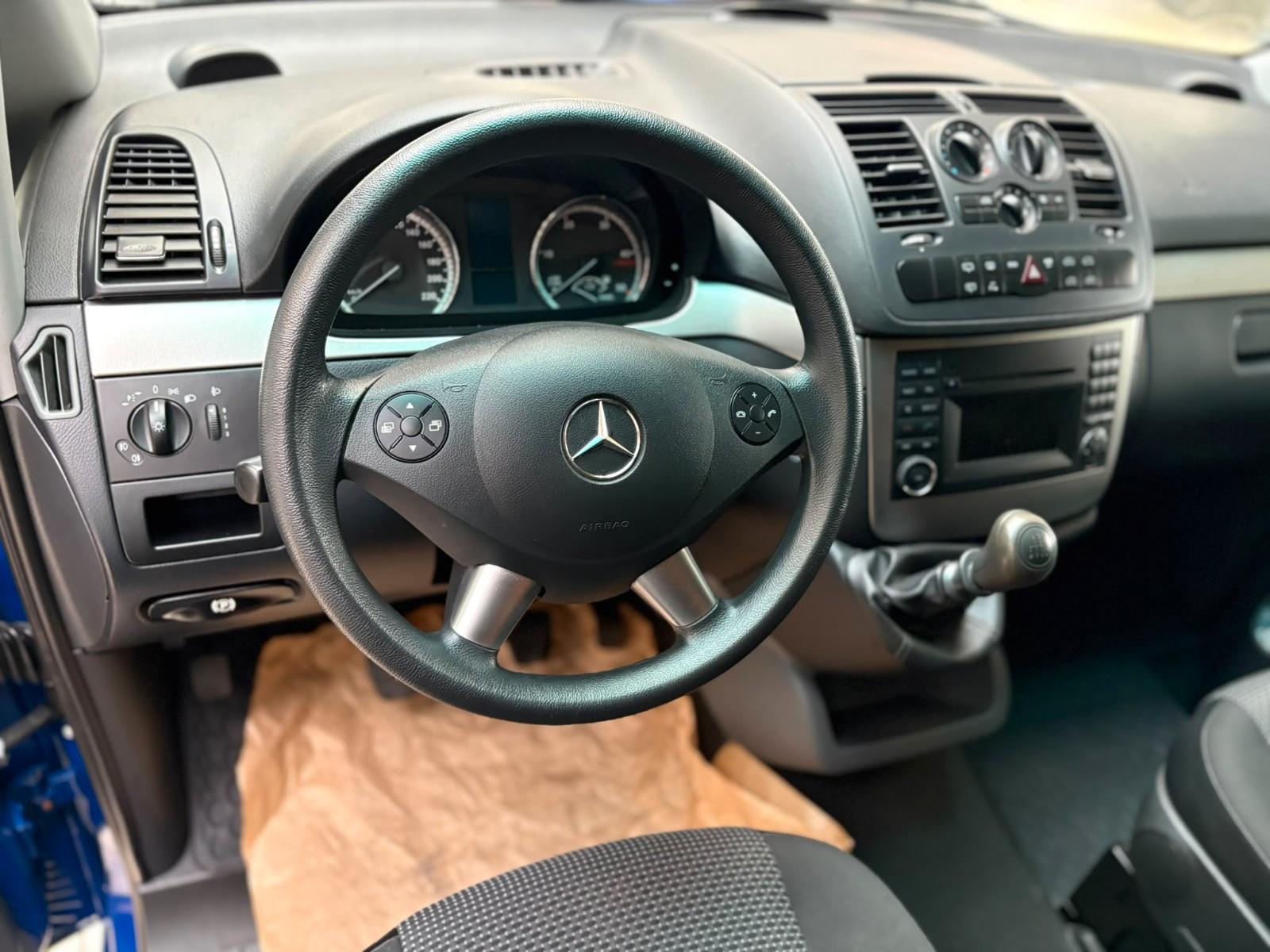 MERCEDES-BENZ VITO 113 CDI 136ch MIXTO 5 PLACES - GPS - ATTELAGE - RADARS DE STATIONNEMENT AVANT/ARRIÈRE - CLIMATISATION - CHAUFFAGE AUXILIAIRE