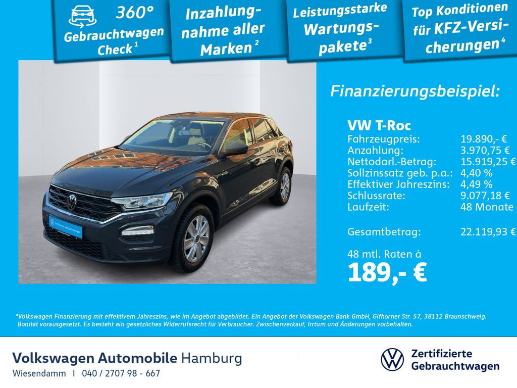 Volkswagen T-Roc 1.0 TSI Sitzhzg Klima DAB+