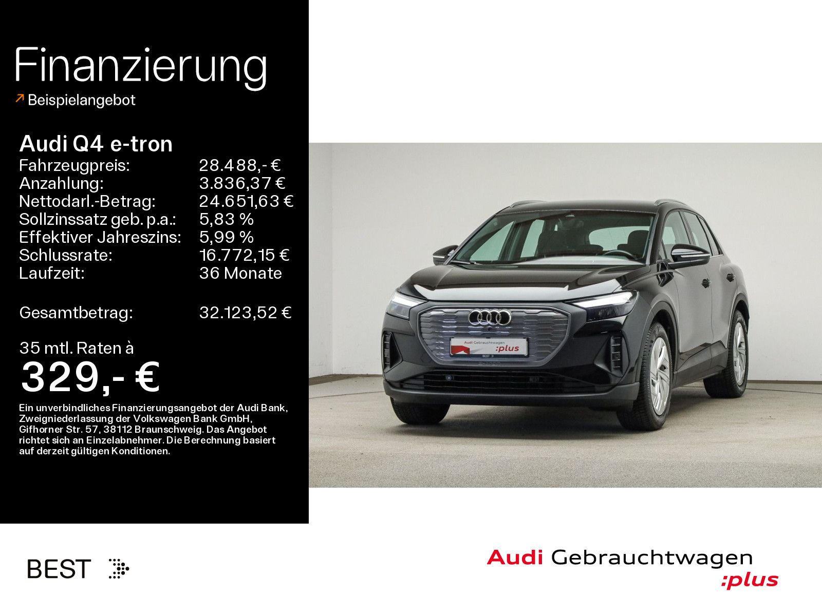 Audi Q4 40 e-tron Assist Plus, Navi, Standklima
