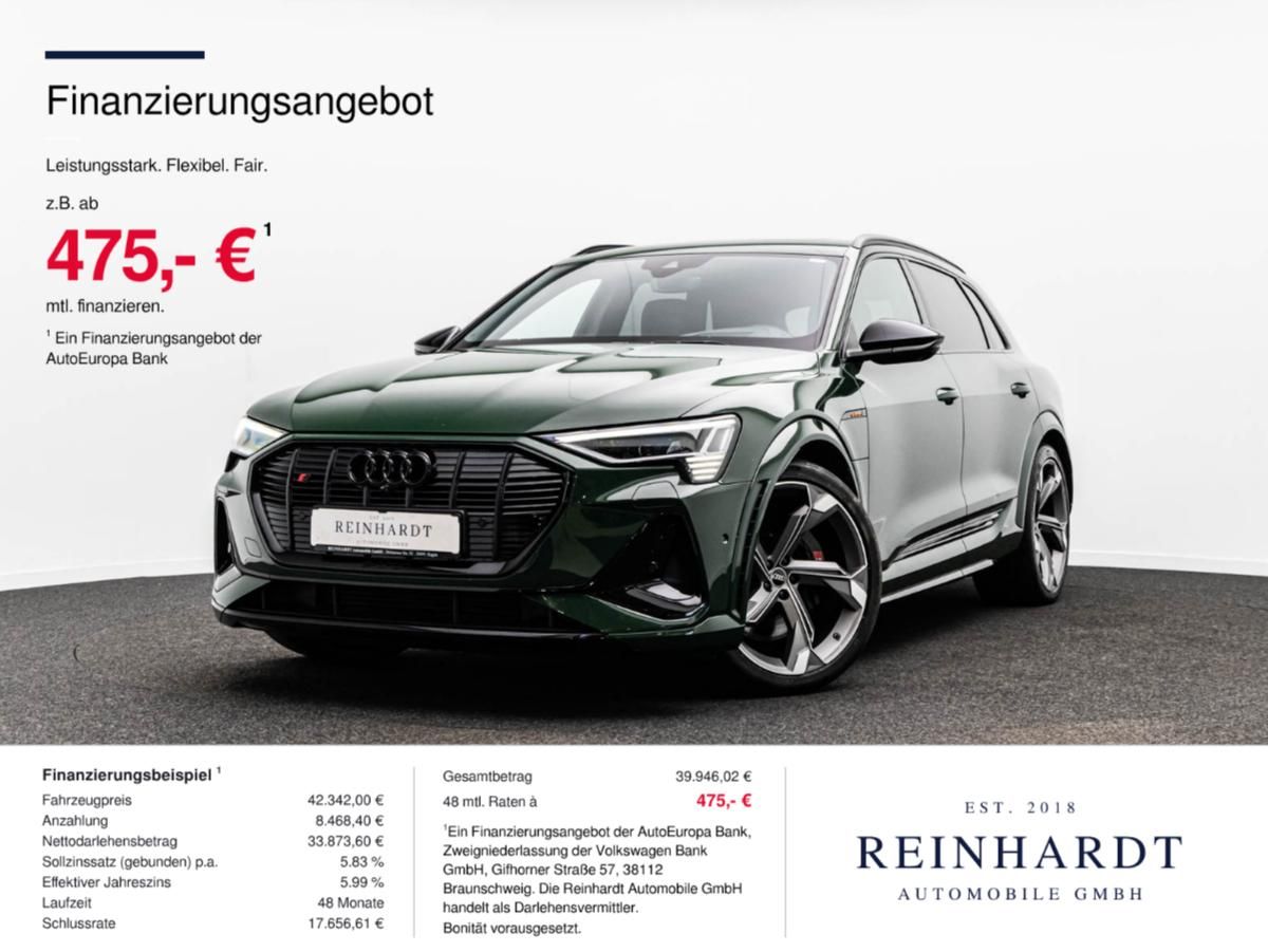 Audi E-TRON S BLACK 22Z. DIGI-MTRX ACC HuD PANO 360°