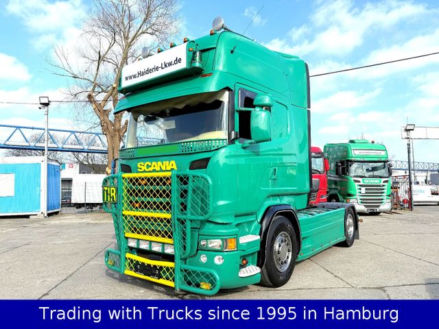 Scania R450 Topline Showtruck Retarder Leder Bullfänger