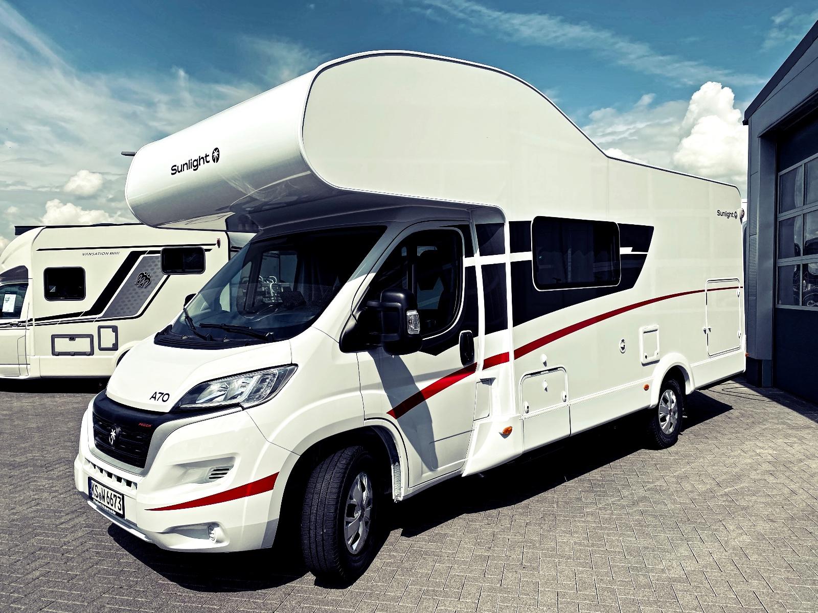 Sunlight A 70 Alkoven Markise RVS Fahrradträger