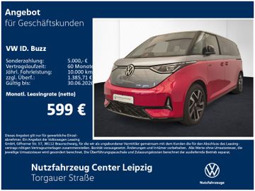 Volkswagen Leasingangebot: Volkswagen ID.Buzz GTX 4MOTION langer Radstand 250 kW