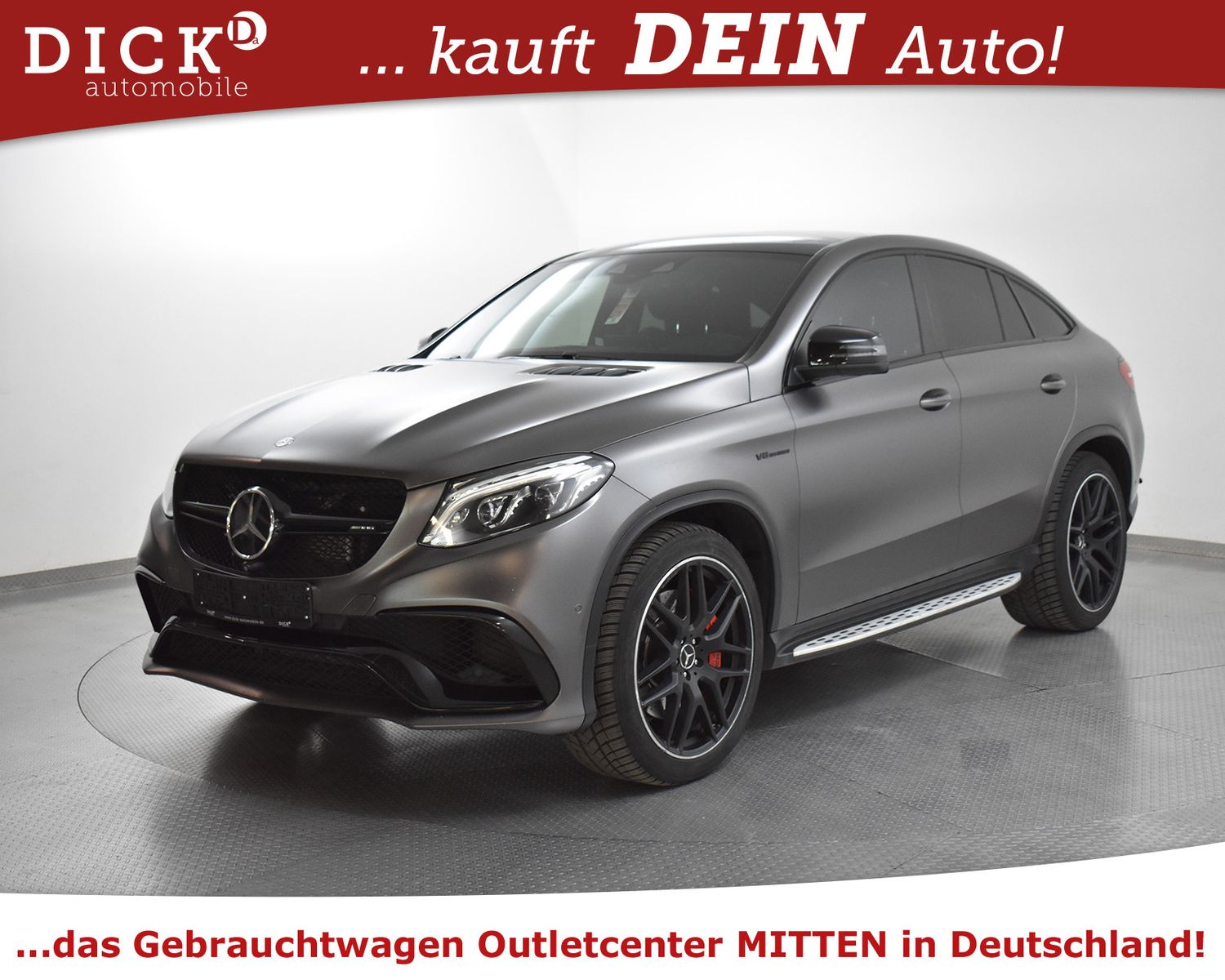 Fahrzeugabbildung Mercedes-Benz GLE 63 S Coupe AMG 4M >AIRM+PANO+STNDHZ+B&O+VOLL