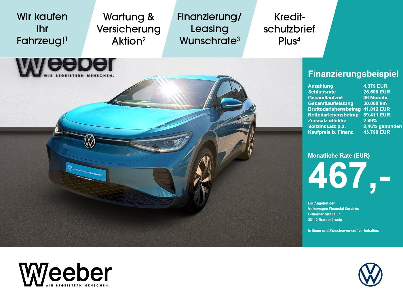 Volkswagen ID.4 Pro *WÄRMEPUMPE*AHK*HARMAN KARDON*KAMERA*